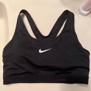 womens nike black sports bra
